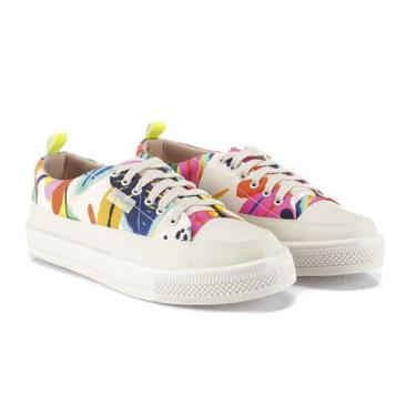 Imagem de Tênis feminino Casual Zoccolette Giopgio multicolorido Tendência, Femi