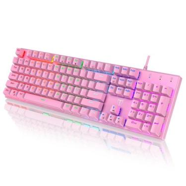 Imagem de Teclado para jogos RiSophy Mechanical RGB 104 teclas ultrafino