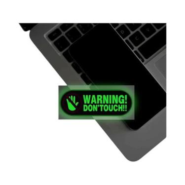 Imagem de Adesivos Reflexivos De Aviso 'Não Toque' Para Motocicletas, Scooters, 