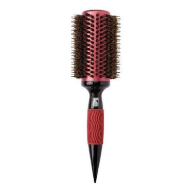 Imagem de Escova De Cabelo Thermal Metallic Alumínio 75mm Marco Boni, Vermelho