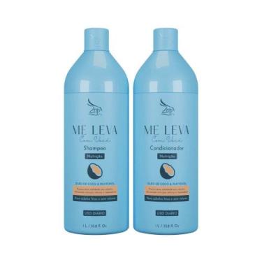 Imagem de Kit Shampoo Condicionador Zap Me Leva Com Você Óleo de Coco E Pantenol