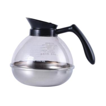 Imagem de KiBcsLic Cafeteira, decantador, chaleira, utensílios para café, peça reutilizável, bule de chá, jarra de 1,8 L para cozinha, escritório, camping, café,