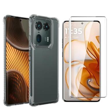 Imagem de Blance, Kit Capa Anti-Impacto + Película de Vidro 3D Para Moto Edge 50 Ultra