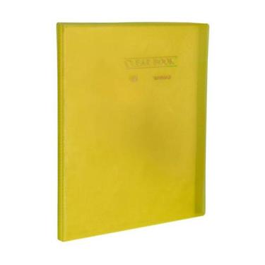 Imagem de Pasta Catálogo A4 Amarelo Cristal com 50 Folhas Yes Clear Book Escolar