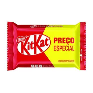 Imagem de Chocolate Nestlé Kitkat 4F ao Leite 41,5g - Embalagem com 24 Unidades 