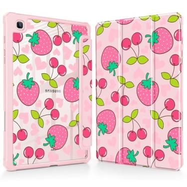 Imagem de Tuiklol Para Samsung Galaxy Tab S6 Lite 10,4 polegadas 2024 2022 2020, Buit in S Pen com capa protetora à prova de choque, capa traseira transparente transparente despertar/hibernar automaticamente