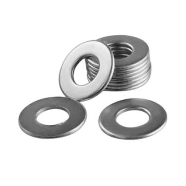 Imagem de Arruela Lisa Inox 100 Peças - WM Fasteners, 5/16