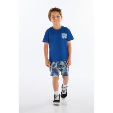 Imagem de Bermuda Menino em Microfibra Quimby, Branco, 8