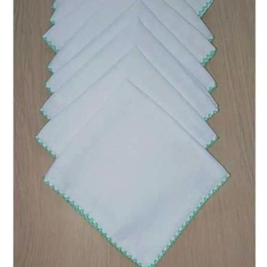 Imagem de Kit 10 Fraldas De boca Babete Ou Paninho De Boca Tecido Macio 100% Alg