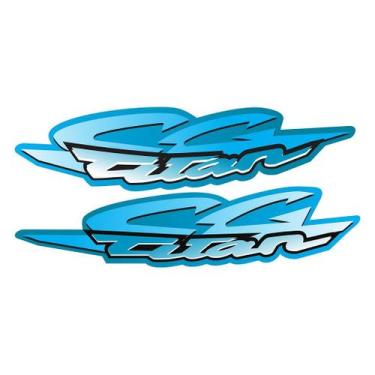 Imagem de Adesivo Protetor Tank Pad Honda CG Titan 125 2002 - Cromo Sign