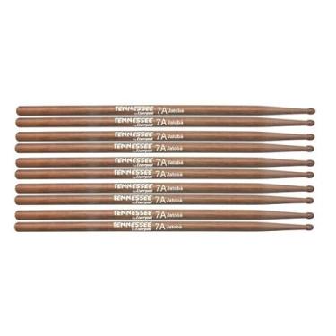 Imagem de Baqueta Tennessee 7a Jatobá Liverpool Tnjat 7am Kit 5 Pares