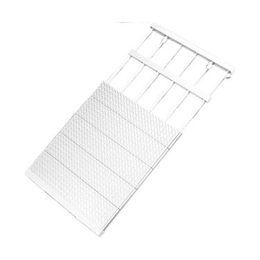 Imagem de Prateleira ExtensíVel Inteligente | Em AçO Inox Branco Para ArmáRios, Cozinha E Guarda-Roupas