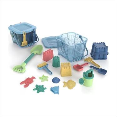 Imagem de Balde de Praia Molde Castelo de Areia Brinquedo Members Mark