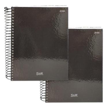 Imagem de Caderno 20 Materias Feminino Masculino 320 Fls Stiff 2 Unid - Jandaia,