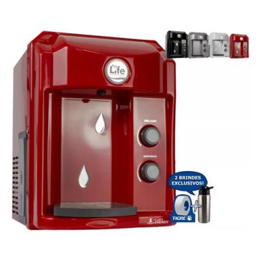 Imagem de Filtro De Água Alcalina Ph +9 New Health Energy Top Life Voltagem:127V;Cor:Vermelho