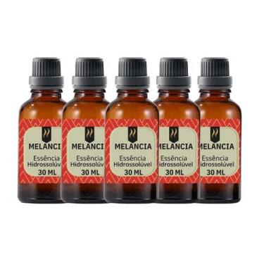 Imagem de Super Kit 5 Essências A Base Água Hidrossolúvel 30Ml Difusor - Nattuar