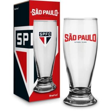 Imagem de Copo Munich CFC Cerveja Chopp 200ml São Paulo SPFC Oficial - BRASFOOT