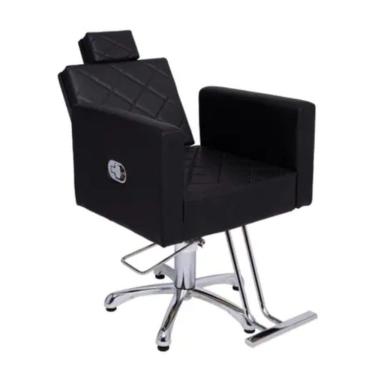 Imagem de Cadeira De Salão D Beleza Cabeleireiro Hidráulica Reclinável
