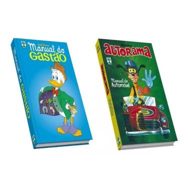Imagem de Kit Manual do Gastão &amp; Manual do Automóvel Autorama Walt Disney Edição de Colecionador Editora Abril Capa Dura
