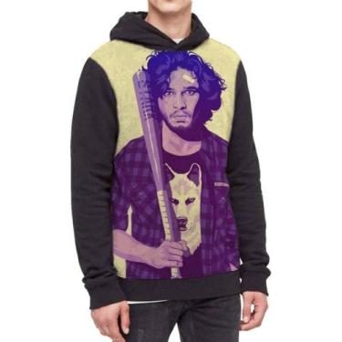 Imagem de Moletom Com Capuz Game Of Thrones Ref:197 - smoke, Preto, P