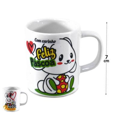 Imagem de Caneca De Porcelana 100Ml Páscoa