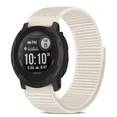 Imagem de Koazon Pulseira de relógio de nylon compatível com Garmin Instinct 2/3 de 45 mm/1 Solar, pulseira esportiva macia e leve respirável de 22 mm para Instinct 2 Surf/Tactical/Esports/Tide Acessório