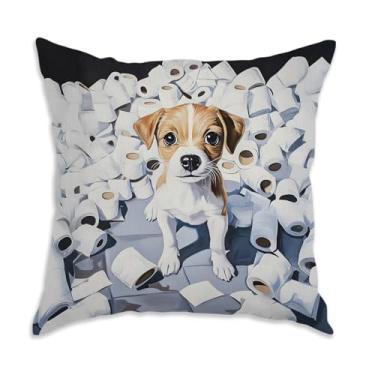 Imagem de Capas de almofada para cães Beagle 45,7 x 45,7 cm, presentes para mulheres, homens, cães, mães, pais, amantes, presentes decorativos, fronhas para sofá-cama, casa, quarto, sala de estar