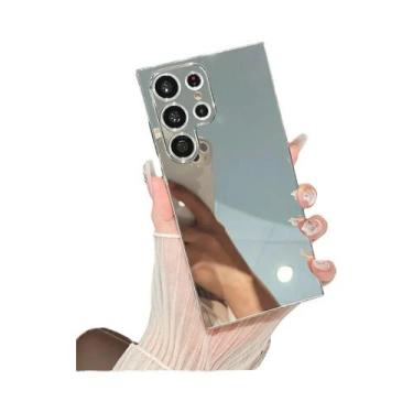 Imagem de Capa De Telefone Espelhada Dourada Para Samsung Galaxy S23 S22 S21 S24