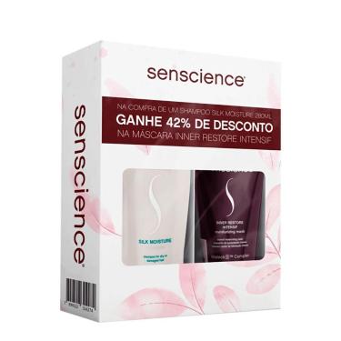 Imagem de Kit Senscience Silk Moisture Inner Restore - Máscara 150ml + Shampoo 280ml