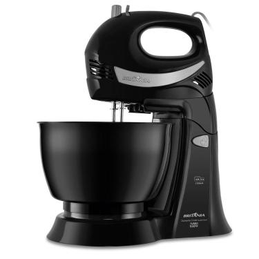 Imagem de Batedeira Britânia Diamante Preta 550W 4,3L 110V