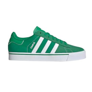 Imagem de adidas Campus Vulc Tênis masculino casual - verde, Multi, 12.5 Wide Women/11.5 Wide Men