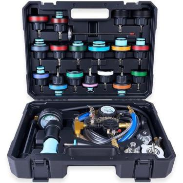 Imagem de Kit de testador de pressão de radiador KOOPOOL 28PCS Universal Fit