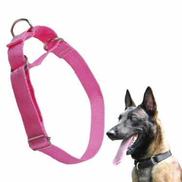 Imagem de Coleira Belga Enforcador Cor:Rosa