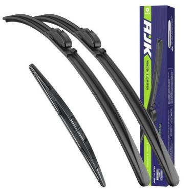 Imagem de Wiper Blades AJK para Jeep Wrangler 2018-2024, conjunto de 3 peças