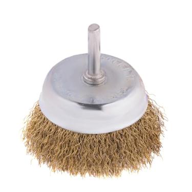 Imagem de MTX Escova Copo Circular Em Aço Com Fio Torcido 75Mm Cromada