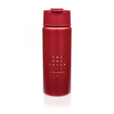 Imagem de Garrafa Termica E Infusor Cha Pra Levar