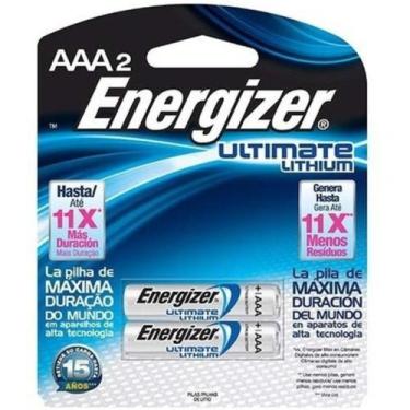 Imagem de Pilha Palito Energizer Lithium Ultimate 1,5v Litio Aaa Com 2 un