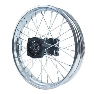 Imagem de Hauertzx Cubo de aro de roda compatível com 70CC 90CC 110CC 125CC 140CC 150CC 160CC Off Road Motocross Pit Dirt Rocket Bike (prata, 90/100-14 polegadas 15 mm)