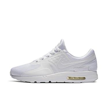 Imagem de Nike Tênis de corrida masculino Air Max Zero Essencial 876070-100_11,5 - Branco/Branco-Lobo Cinza-Platina pura