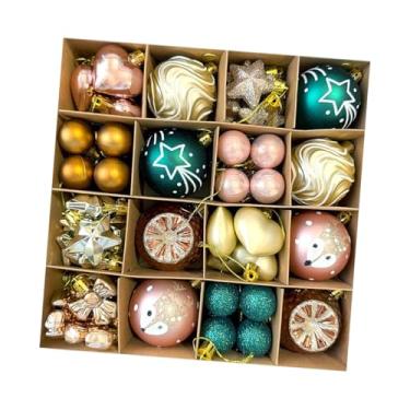 Imagem de predolo Conjunto de 64 Bolas de Natal para Decoração, Enfeites, Lembrancinhas, Artesanato, Centros de Mesa DIY, Decoração Natalina Brilhante para Pendurar em, Estilo a