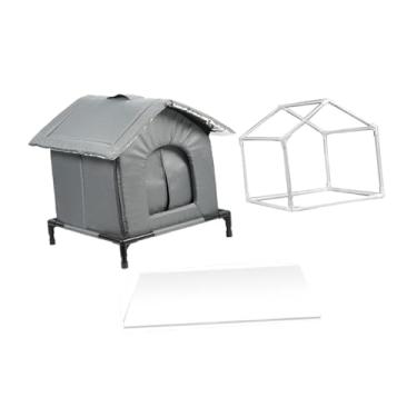 Imagem de Generic Casinha para Gatos de Exterior, Abrigo para Gatos Selvagens, Elevada, Isolada, Portátil e às Intempéries, Casinha para para Jardim e