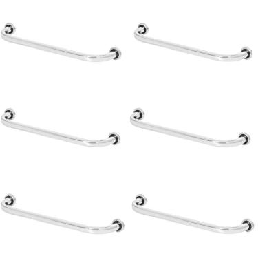 Imagem de Kit 6 Barras De Apoio De Idoso 80cm Para Banheiro