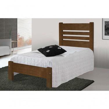 Imagem de Cama Solteirão Moscou De Madeira Angelim Imbuia