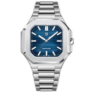 Imagem de BETTIMER Pagani Design Relógios masculinos japoneses com movimento VH31 com cristal de safira resistente a arranhões, 100 m à prova d'água, aço inoxidável 316L, relógio de pulso casual para homens