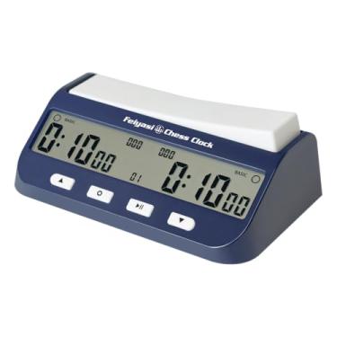 Imagem de Feiyasi Relógio de Xadrez Digital Profissional, Temporizador de Xadrez Específico de Competição, Azul