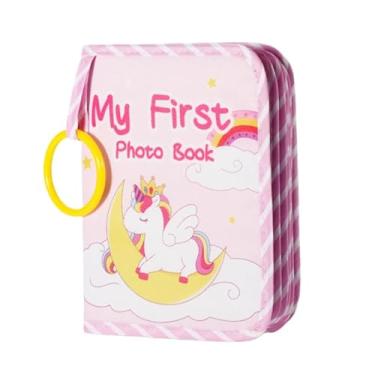 Imagem de Álbum de fotos de bebês e livro de memórias para recém-nascidos, meu primeiro álbum de fotos para bebês com espelho, livro de primeiro aniversário, fotos de 10 x 15 cm, álbuns de família para