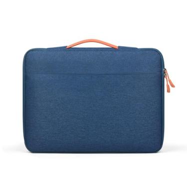 Imagem de Bolsa protetora de 360° para laptop, capa para laptop de 14 a 15,6 polegadas para HP Lenovo Dell ASUS Acer, bolsa para computador (azul, 15,6 a 16 polegadas)