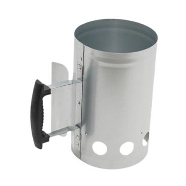 Imagem de Ｂｅｓｇａ Acendedor de chaminé para churrasqueira a carvão, compacto, com cabo confortável, prático e multiuso, ideal para camping e churrasco no