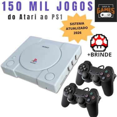 Imagem de Mini Super Retro Super 3D Games com 130 mil jogos e 2 Controles