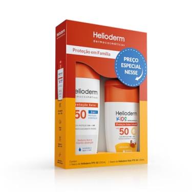 Imagem de Kit Helioderm Protetor Solar Corpora FPS50 200mL + Kids FPS50 120mL